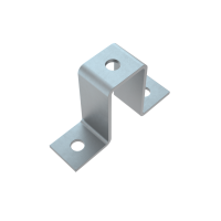 Прямоугольная скоба для двойного страт-профиля 41х82 мм КМ-Профиль (PS41-82)