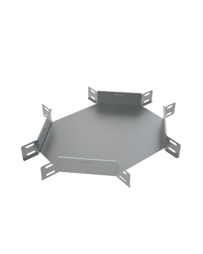 Х-разветвитель 50х100 мм КМ-Профиль (XD50-100) в Первоуральске Аксессуары для лотков Pintop.ru