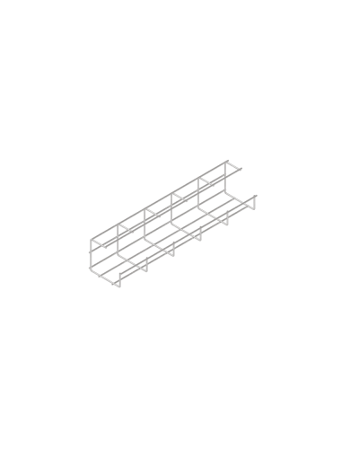 G-образный проволочный лоток 110х115 L3000 мм КМ-Профиль (PLG110-115-3000) в Первоуральске Кабельные лотки Pintop.ru