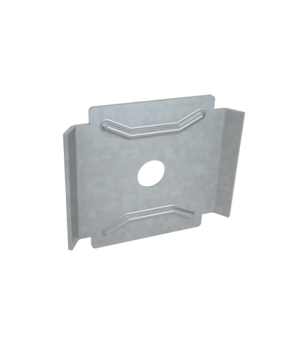 Фиксатор площадка INOX304 КМ-Профиль (FP INOX304) в Первоуральске Аксессуары для лотков Pintop.ru