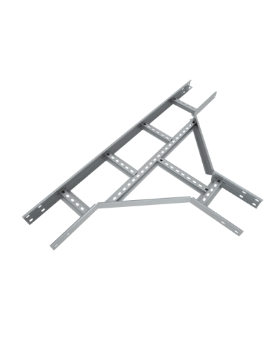 Т-отвод лестничный 80х400х1,5 мм Быстрый монтаж КМ-Профиль (LTDS80-400-1.5) в Первоуральске Аксессуары для лотков Pintop.ru