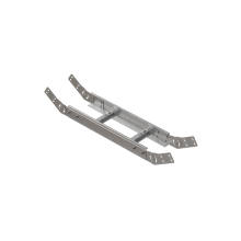 Вертикальный шарнирный угол 80х600х1,5 мм N КМ-профиль (LSHL80-600-1.5 N)