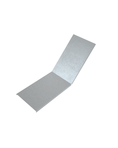 Крышка лестничного вертикального внутреннего угла 45 гр. 200 мм КМ-Профиль (KLNL45-200) в Первоуральске Аксессуары для лотков Pintop.ru