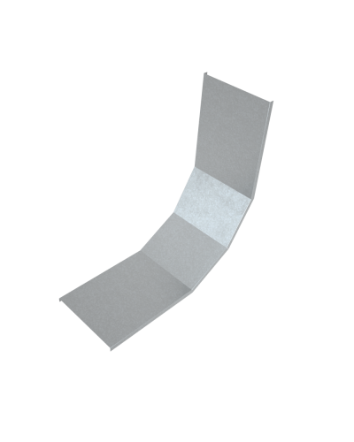 Крышка лестничного вертикального внутреннего угла 90 гр. 800 мм HD85 КМ-профиль (KLNL90-800 HD85) в Первоуральске Аксессуары для лотков Pintop.ru