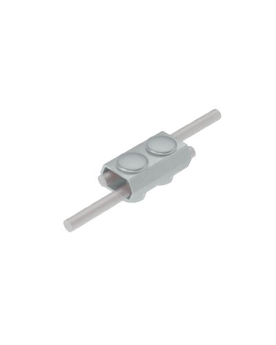 Параллельный соединитель прутка Ø 5-8 мм INOX304 КМ-Профиль (PS-D5-8 INOX304) в Первоуральске Монтажные материалы Pintop.ru