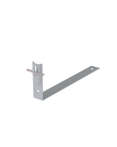 Черепичный держатель зажимной на обрешётку для прутка Ø 5-8 мм L430 мм H100 мм HD КМ-Профиль (CDZO-L430-D5-8 HD) в Первоуральске Держатели, клипсы, скобы Pintop.ru