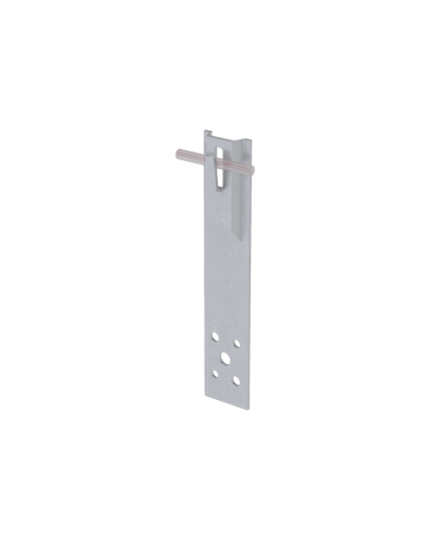 Прямой держатель зажимной для прутка Ø 5-8 мм H60 мм HD КМ-Профиль (DZP-H60-D5-8 HD) в Первоуральске Монтажные материалы Pintop.ru