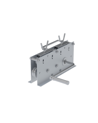 Выпрямительная машинка 9-роликовая для прутка Ø 6-10 мм и полосы от 10х3 мм до 40х4 мм КМ-Профиль (MRP9) в Первоуральске Монтажные материалы Pintop.ru