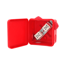 Коробка распределительная огнестойкая КРОПС-П1, IP54, габаритные размеры 100х100х50 мм, для кабелей сечением до 10 мм2, 5 клемм КМ-Профиль (FRJB-KM-P1-10-05-КРОПС-IP54)