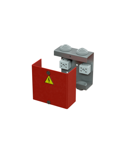 Коробка распределительная огнестойкая КРОПС, IP41, габаритные размеры 80х80х35 мм, для кабелей сечением до 4 мм2, 6 клемм КМ-Профиль (FRJB-KM-ST1-4-06-КРОПС-IP41) в Первоуральске Распределительные коробки Pintop.ru