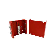Коробка распределительная огнестойкая КРОПС, IP41, габаритные размеры 130х130х40 мм, для кабелей сечением до 4 мм2, 8 клемм КМ-Профиль (FRJB-KM-ST2-4-08-КРОПС-IP41)