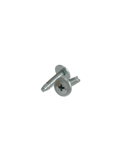 Саморез с прессшайбой и буром M4,2х19 мм (упак. 500 шт) КМ-Профиль (SHS-19B-KM) в Первоуральске Аксессуары для лотков Pintop.ru