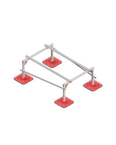 Опорная конструкция для установки оборудования TECHNORAPTOR FOOT 1000х1500 HD КМ-профиль (KM-TR-F-SSEI-1000-1500 HD) в Первоуральске Системы видеонаблюдения Pintop.ru