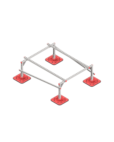 Опорная конструкция для установки оборудования TECHNORAPTOR FOOT 1200х1500 HD КМ-профиль (KM-TR-F-SSEI-1200-1500 HD) в Первоуральске Системы видеонаблюдения Pintop.ru