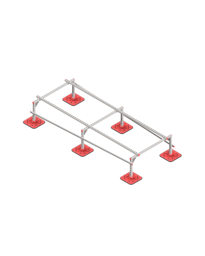 Опорная конструкция для установки оборудования TECHNORAPTOR FOOT 1200х3000 тип 1 КМ-профиль (KM-TR-F-SSEI-1200-3000-1) в Первоуральске Системы видеонаблюдения Pintop.ru