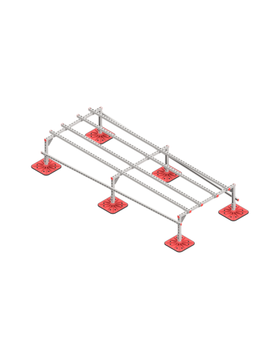 Опорная конструкция для установки оборудования TECHNORAPTOR FOOT 1200х3000 тип 2 КМ-профиль (KM-TR-F-SSEI-1200-3000-2) в Первоуральске Системы видеонаблюдения Pintop.ru