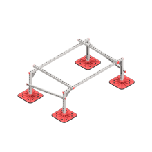 Опорная конструкция для установки оборудования TECHNORAPTOR FOOT 1500х1000 тип 1 HD КМ-профиль (KM-TR-F-SSEI-1500-1000-1 HD)