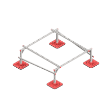 Опорная конструкция для установки оборудования TECHNORAPTOR FOOT 1500х1500 тип 1 HD КМ-профиль (KM-TR-F-SSEI-1500-1500-1 HD)
