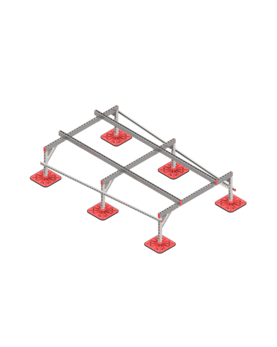 Опорная конструкция для установки оборудования TECHNORAPTOR FOOT 1500х2500 HD КМ-профиль (KM-TR-F-SSEI-1500-2500 HD) в Первоуральске Системы видеонаблюдения Pintop.ru