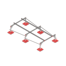 Опорная конструкция для установки оборудования TECHNORAPTOR FOOT 1500х3000 тип 1 КМ-профиль (KM-TR-F-SSEI-1500-3000-1)