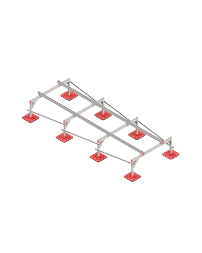 Опорная конструкция для установки оборудования TECHNORAPTOR FOOT 1500х4000 тип 2 HD КМ-профиль (KM-TR-F-SSEI-1500-4000-2 HD) в Первоуральске Системы видеонаблюдения Pintop.ru