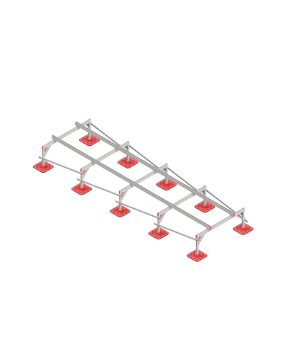 Опорная конструкция для установки оборудования TECHNORAPTOR FOOT 1500х5000 HD КМ-профиль (KM-TR-F-SSEI-1500-5000 HD) в Первоуральске Системы видеонаблюдения Pintop.ru
