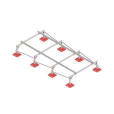 Опорная конструкция для установки оборудования TECHNORAPTOR FOOT 2000х4000 КМ-профиль (KM-TR-F-SSEI-2000-4000)