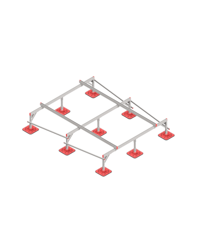 Опорная конструкция для установки оборудования TECHNORAPTOR FOOT 2500х3000 тип 1 HD КМ-профиль (KM-TR-F-SSEI-2500-3000-1 HD) в Первоуральске Системы видеонаблюдения Pintop.ru