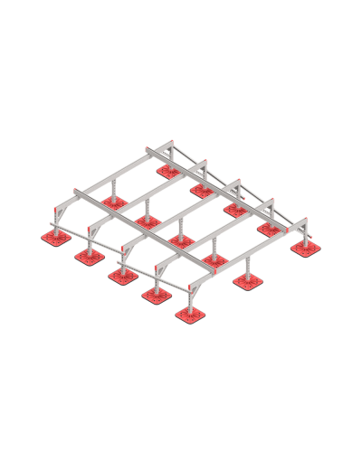 Опорная конструкция для установки оборудования TECHNORAPTOR FOOT 2500х3000 тип 3 КМ-профиль (KM-TR-F-SSEI-2500-3000-3) в Первоуральске Системы видеонаблюдения Pintop.ru