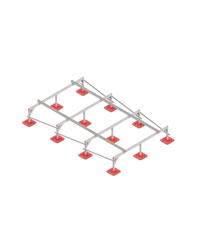 Опорная конструкция для установки оборудования TECHNORAPTOR FOOT 2500х4000 HD КМ-профиль (KM-TR-F-SSEI-2500-4000 HD) в Первоуральске Системы видеонаблюдения Pintop.ru