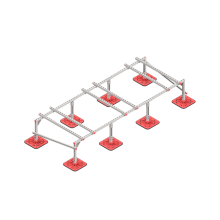 Опорная конструкция для установки оборудования TECHNORAPTOR FOOT 3000х1200 тип 1 HD КМ-профиль (KM-TR-F-SSEI-3000-1200-1 HD)