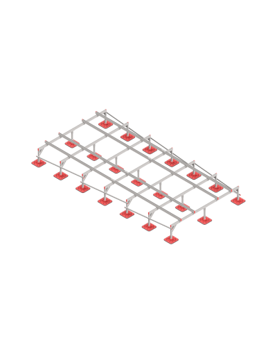 Опорная конструкция для установки оборудования TECHNORAPTOR FOOT 3000х6000 тип 1 HD КМ-профиль (KM-TR-F-SSEI-3000-6000-1 HD) в Первоуральске Системы видеонаблюдения Pintop.ru