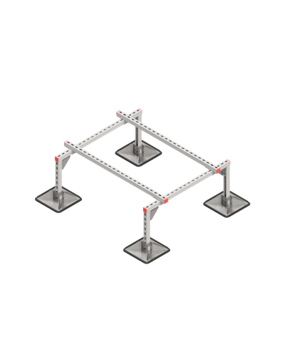 Опорная конструкция для установки оборудования TECHNORAPTOR STEELFOOT 1000х1200 HD КМ-профиль (KM-TR-STF-SSEI-1000-1200 HD) в Первоуральске Системы видеонаблюдения Pintop.ru