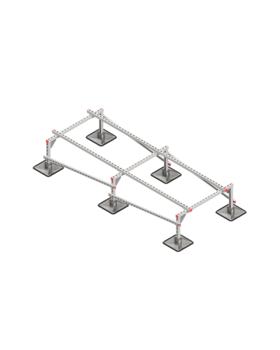 Опорная конструкция для установки оборудования TECHNORAPTOR STEELFOOT 1000х2500 КМ-профиль (KM-TR-STF-SSEI-1000-2500) в Первоуральске Системы видеонаблюдения Pintop.ru