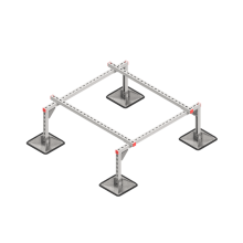 Опорная конструкция для установки оборудования TECHNORAPTOR STEELFOOT 1200х1200 КМ-профиль (KM-TR-STF-SSEI-1200-1200)