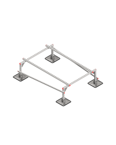 Опорная конструкция для установки оборудования TECHNORAPTOR STEELFOOT 1200х1700 КМ-профиль (KM-TR-STF-SSEI-1200-1700) в Первоуральске Системы видеонаблюдения Pintop.ru