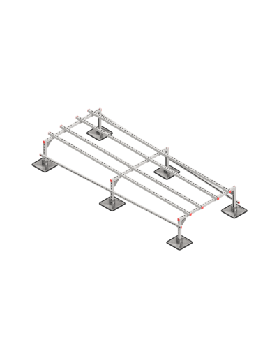 Опорная конструкция для установки оборудования TECHNORAPTOR STEELFOOT 1200х3000 тип 2 КМ-профиль (KM-TR-STF-SSEI-1200-3000-2) в Первоуральске Системы видеонаблюдения Pintop.ru