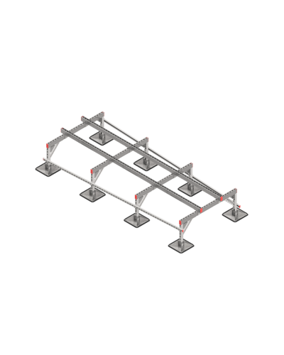 Опорная конструкция для установки оборудования TECHNORAPTOR STEELFOOT 1200х3000 тип 3 КМ-профиль (KM-TR-STF-SSEI-1200-3000-3) в Первоуральске Системы видеонаблюдения Pintop.ru