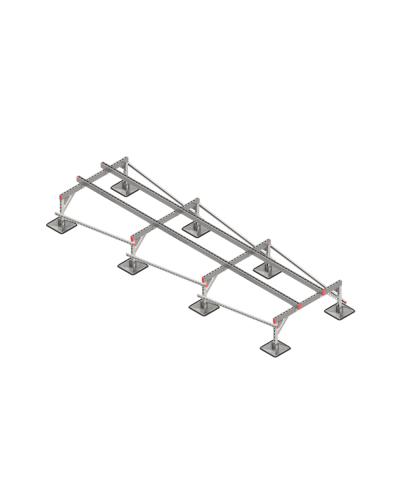 Опорная конструкция для установки оборудования TECHNORAPTOR STEELFOOT 1200х4000 тип 1 КМ-профиль (KM-TR-STF-SSEI-1200-4000-1) в Первоуральске Системы видеонаблюдения Pintop.ru