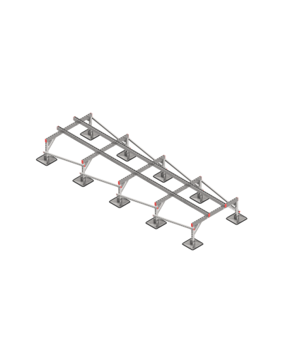 Опорная конструкция для установки оборудования TECHNORAPTOR STEELFOOT 1200х4000 тип 2 HD КМ-профиль (KM-TR-STF-SSEI-1200-4000-2 HD) в Первоуральске Системы видеонаблюдения Pintop.ru