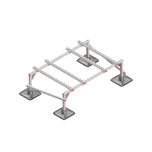 Опорная конструкция для установки оборудования TECHNORAPTOR STEELFOOT 1500х1000 тип 2 КМ-профиль (KM-TR-STF-SSEI-1500-1000-2)