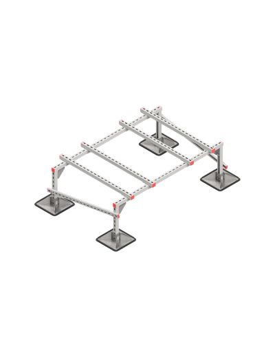 Опорная конструкция для установки оборудования TECHNORAPTOR STEELFOOT 1500х1000 тип 2 HD КМ-профиль (KM-TR-STF-SSEI-1500-1000-2 HD) в Первоуральске Системы видеонаблюдения Pintop.ru