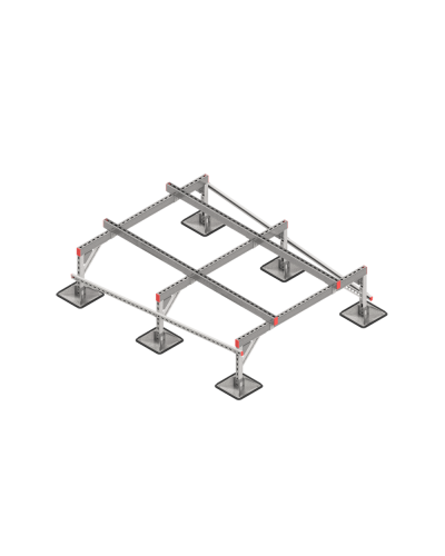 Опорная конструкция для установки оборудования TECHNORAPTOR STEELFOOT 1500х2000 тип 2 HD КМ-профиль (KM-TR-STF-SSEI-1500-2000-2 HD) в Первоуральске Системы видеонаблюдения Pintop.ru