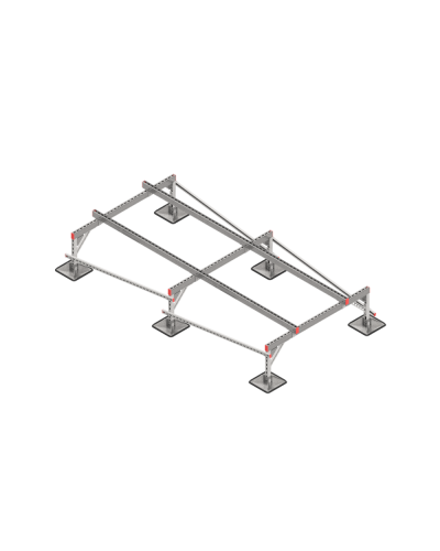 Опорная конструкция для установки оборудования TECHNORAPTOR STEELFOOT 1500х3000 тип 1 HD КМ-профиль (KM-TR-STF-SSEI-1500-3000-1 HD) в Первоуральске Системы видеонаблюдения Pintop.ru