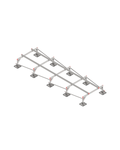 Опорная конструкция для установки оборудования TECHNORAPTOR STEELFOOT 1500х5000 HD КМ-профиль (KM-TR-STF-SSEI-1500-5000 HD) в Первоуральске Системы видеонаблюдения Pintop.ru