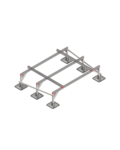 Опорная конструкция для установки оборудования TECHNORAPTOR STEELFOOT 2000х1500 тип 1 КМ-профиль (KM-TR-STF-SSEI-2000-1500-1) в Первоуральске Системы видеонаблюдения Pintop.ru