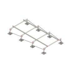 Опорная конструкция для установки оборудования TECHNORAPTOR STEELFOOT 2000х4000 КМ-профиль (KM-TR-STF-SSEI-2000-4000)