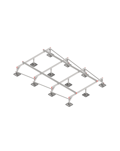 Опорная конструкция для установки оборудования TECHNORAPTOR STEELFOOT 2500х4000 HD КМ-профиль (KM-TR-STF-SSEI-2500-4000 HD) в Первоуральске Системы видеонаблюдения Pintop.ru