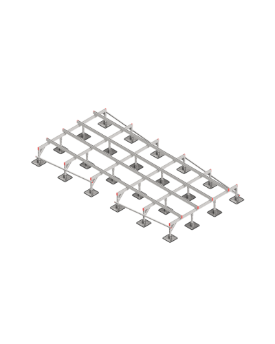 Опорная конструкция для установки оборудования TECHNORAPTOR STEELFOOT 2500х5000 HD КМ-профиль (KM-TR-STF-SSEI-2500-5000 HD) в Первоуральске Системы видеонаблюдения Pintop.ru