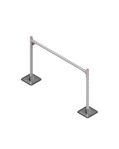 Опорная конструкция для горизонтальных прямоугольных воздуховодов и металлических лотков кабеленесущих систем TECHNORAPTOR STEELFOOT 1500х1000 HD КМ-профиль (KM-TR-STF-SSHRAD-1500-1000 HD) в Первоуральске Системы видеонаблюдения Pintop.ru